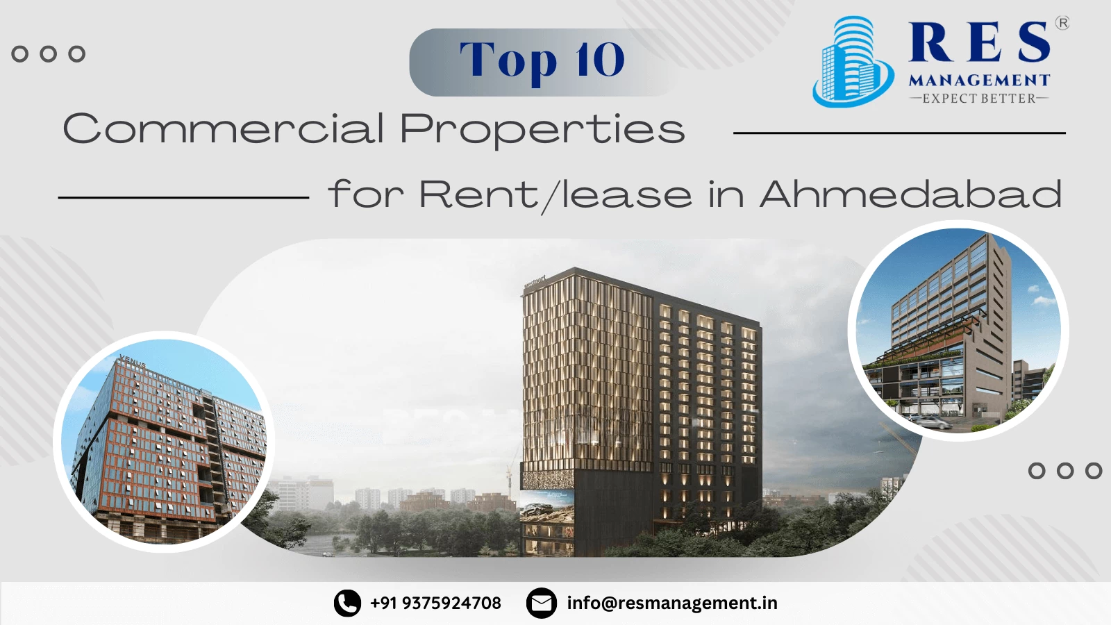 Top 10 Commercial Properties for Rent/lease in Ahmedabad